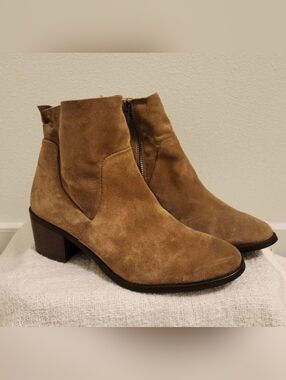 Paul Green Suede Leather Ankle Boots